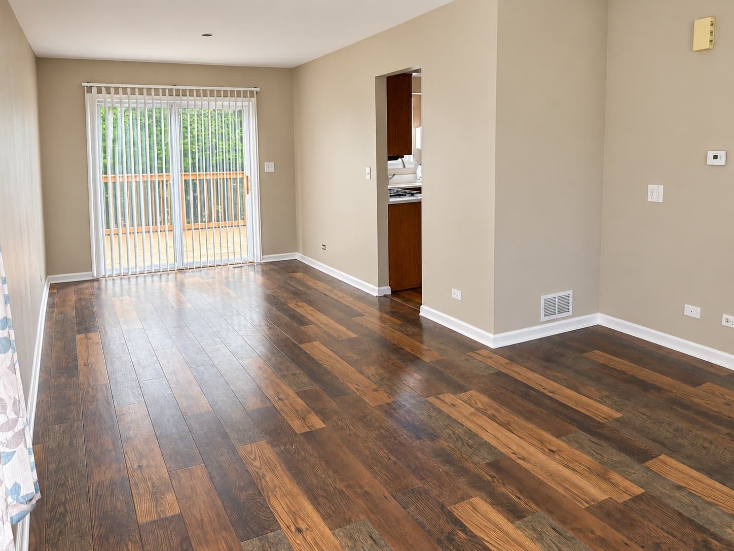 Family room with sliders to the deck (2026)