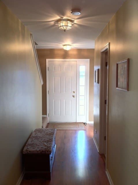 First-floor hallway
