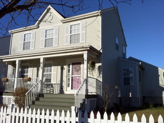 Front of the house